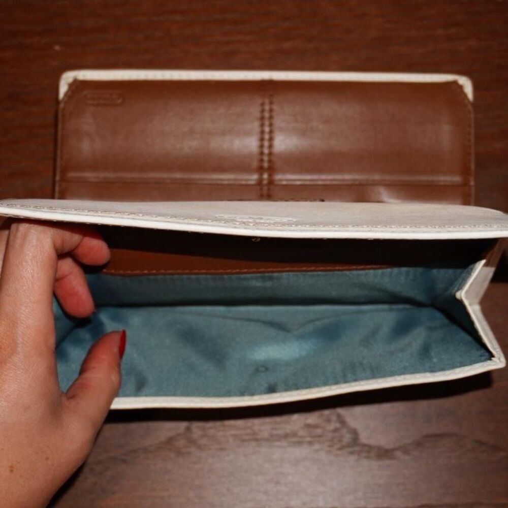 Coach Women's Cream and White Wallet-purses - Picture 6 of 8